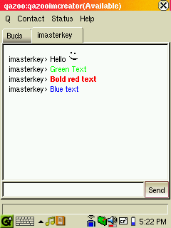 chat view screenshot